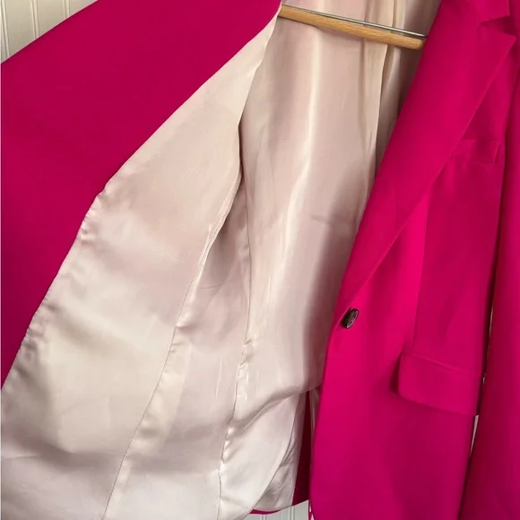 Zara Hot Pink Blazer Size M - Picture 8 of 13